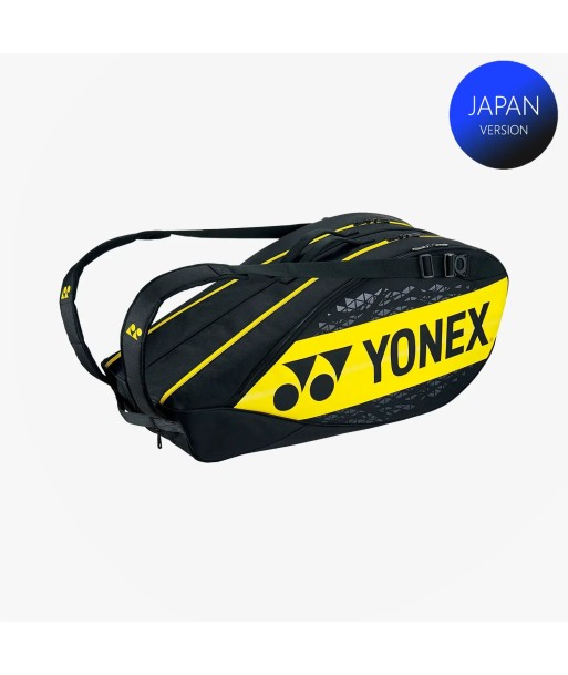 Yonex Badminton Tennis Racket 6pk Bag BAG92202R (Lightning Yellow) la chaussure