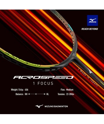 Mizuno Acrospeed 1 Focus (Black) de votre