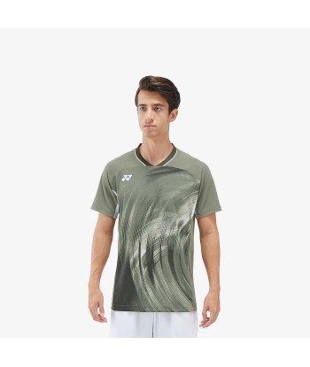 Yonex Men's Crew Neck Tournament Shirt 10568LOL (Light Olive) pour bénéficier 