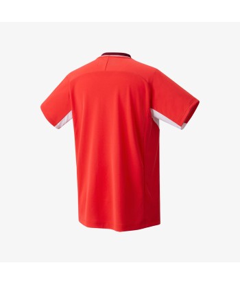 Yonex Men's Crew Neck Tournament Shirt 10568PR (Pearl Red) france