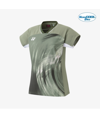 Yonex Women's Crew Neck Tournament Shirt 20769LOL (Light Olive) store