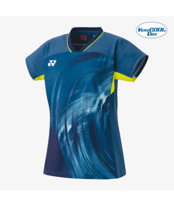 Yonex Women's Crew Neck Tournament Shirt 20769NSK (Night Sky) les ligaments