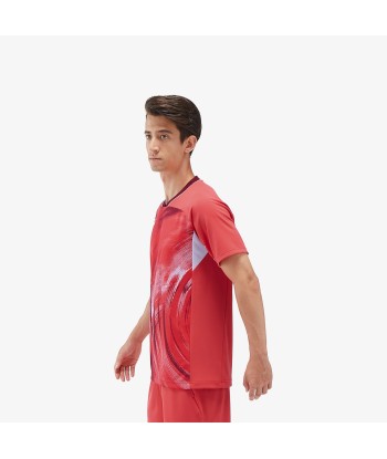 Yonex Men's Crew Neck Tournament Shirt 10568PR (Pearl Red) france