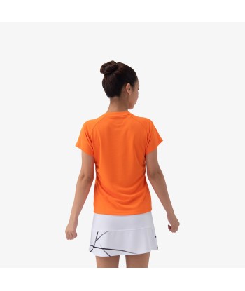 Yonex Women's Crew Neck Tournament Shirt 20771BOR (Bright Orange) rembourrage situé sous