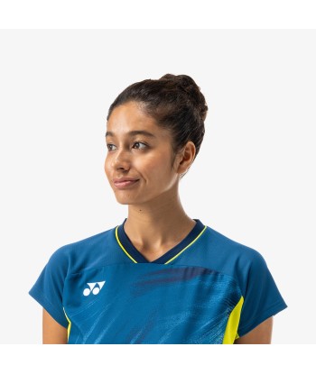 Yonex Women's Crew Neck Tournament Shirt 20769NSK (Night Sky) les ligaments