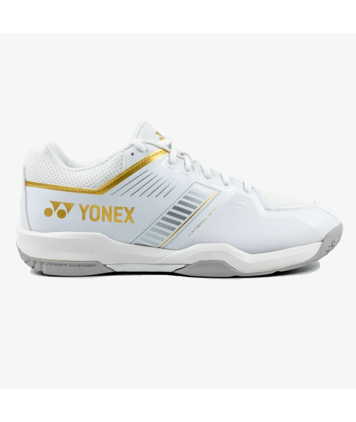 Yonex Strider Wide (White/Gold) Court Shoe à prix réduit toute l'année