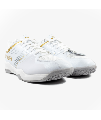 Yonex Strider Wide (White/Gold) Court Shoe à prix réduit toute l'année