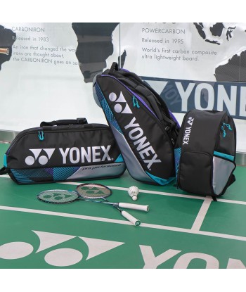 Yonex BAG92426BKS (Black/Silver) 6pk Pro Badminton Tennis Racket Bag les ctes