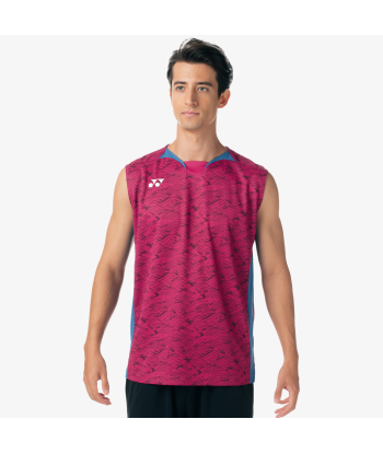 Yonex Men's Very Cool Dry Sleeveless Tournament Shirts 10614 (Grape) Venez acheter