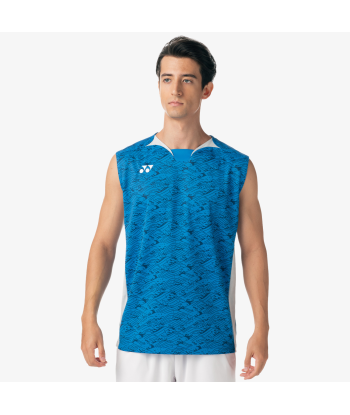 Yonex Men's Very Cool Dry Sleeveless Tournament Shirts 10614 (Blue) Amélioration de cerveau avec