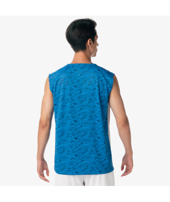 Yonex Men's Very Cool Dry Sleeveless Tournament Shirts 10614 (Blue) Amélioration de cerveau avec