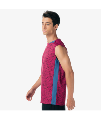 Yonex Men's Very Cool Dry Sleeveless Tournament Shirts 10614 (Grape) Venez acheter