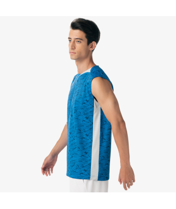 Yonex Men's Very Cool Dry Sleeveless Tournament Shirts 10614 (Blue) Amélioration de cerveau avec