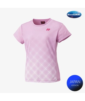 Yonex Women's Crew Neck Tournament Shirts 20738 (Mist Pink) Vous souhaitez 