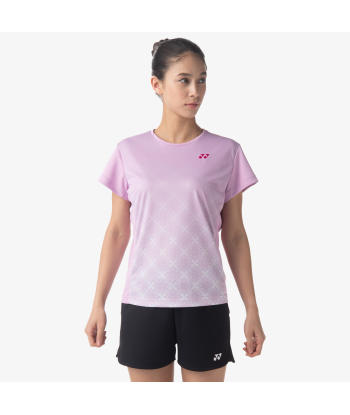 Yonex Women's Crew Neck Tournament Shirts 20738 (Mist Pink) Vous souhaitez 