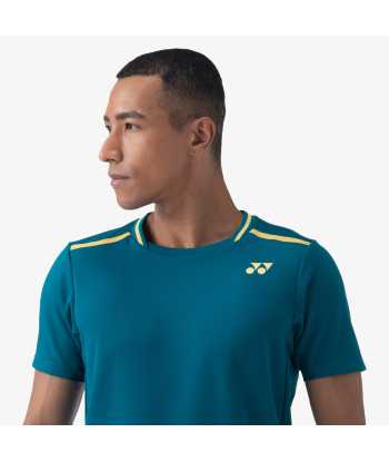 Yonex Men's Crew Neck Shirts 10559 (Blue Green) Découvrez la collection