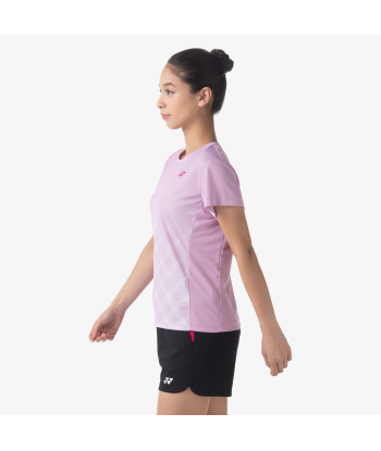 Yonex Women's Crew Neck Tournament Shirts 20738 (Mist Pink) Vous souhaitez 