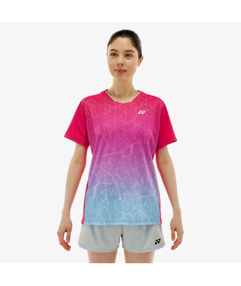 Yonex Women's Crew Neck Tournament Shirts 20814 (Bright Pink) Comment ça marche