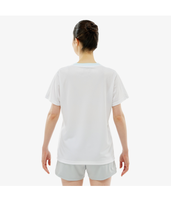 Yonex Women's Crew Neck Tournament Shirts 20814 (White) acheter