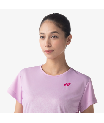 Yonex Women's Crew Neck Tournament Shirts 20738 (Mist Pink) Vous souhaitez 