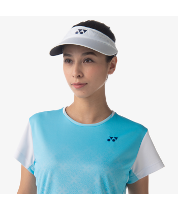 Yonex Women's Crew Neck Tournament Shirts 20738 (Aqua Blue) de la marque