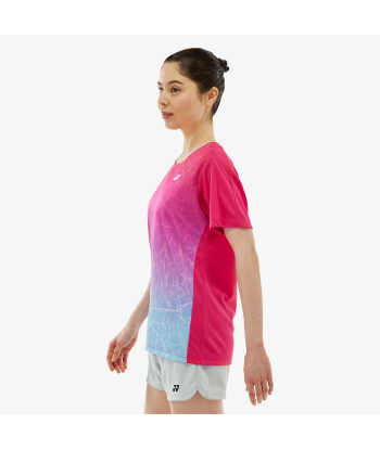 Yonex Women's Crew Neck Tournament Shirts 20814 (Bright Pink) Comment ça marche