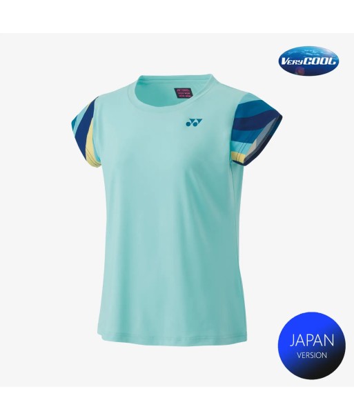 Yonex Women's Crew Neck Shirt 20754 (Cyan) Pour