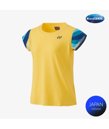 Yonex Women's Crew Neck Shirt 20754 (Soft Yellow) pas cher