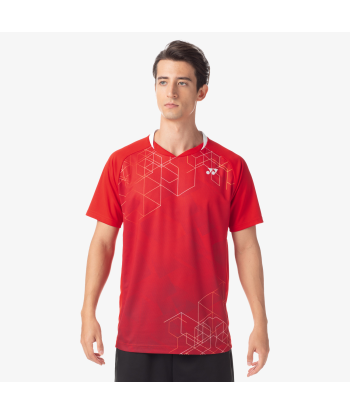 Yonex Men's Crew Neck Shirt 10602 (Sunset Red) livraison et retour toujours gratuits