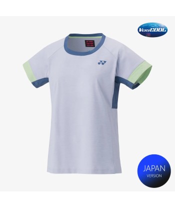 Yonex Women's Crew Neck Shirt 20770 (Mist Blue) Véritable concentré