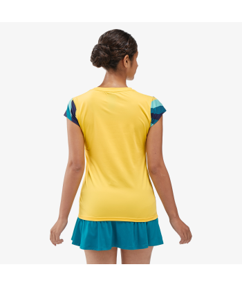 Yonex Women's Crew Neck Shirt 20754 (Soft Yellow) pas cher