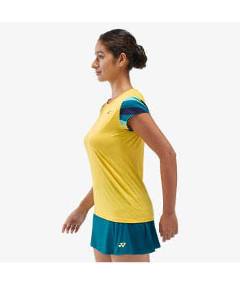 Yonex Women's Crew Neck Shirt 20754 (Soft Yellow) pas cher