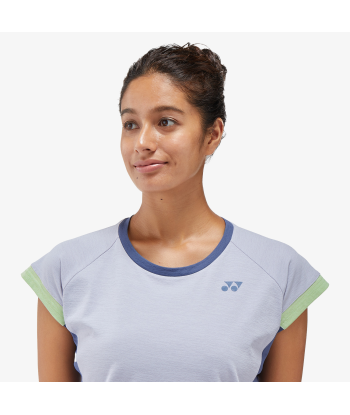 Yonex Women's Crew Neck Shirt 20770 (Mist Blue) Véritable concentré