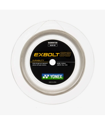 Yonex Exbolt 68 200m Badminton String (White) le concept de la Pate a emporter 