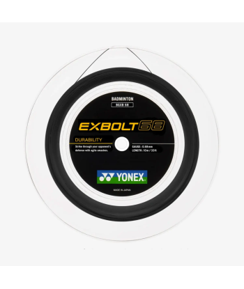 Yonex Exbolt 68 200m Badminton String (Black) pas cher