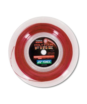 Yonex Polytour Fire 120 / 17 200m Tennis String Reel (Red) Amélioration de cerveau avec