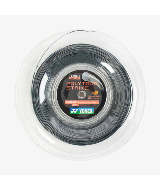 Yonex Polytour Pro 125 / 16L 200m Tennis String Reel (Iron Gray) vous aussi creer 