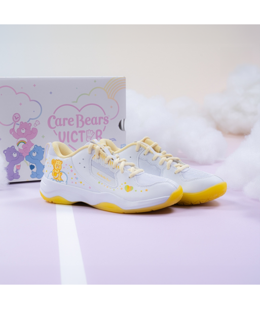 Victor x Care Bears Court Shoes A-CBC AE (White/Bright Yellow) Vous souhaitez 