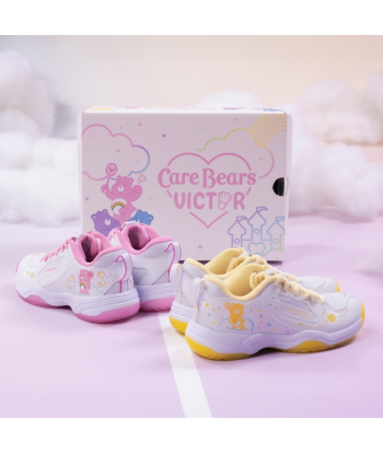 Victor x Care Bears Junior Court Shoes A-CBCJR AI (White/Pink) l'achat 