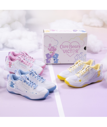 Victor x Care Bears Court Shoes A-CBC AE (White/Bright Yellow) Vous souhaitez 