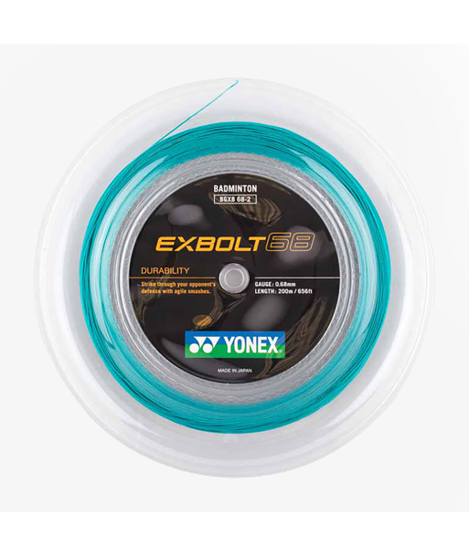 Yonex Exbolt 68 200m Badminton String (Turquoise) Profitez des Offres !