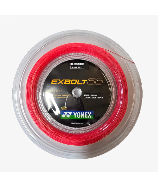 Yonex Exbolt 68 200m Badminton String (Flash Red) prix