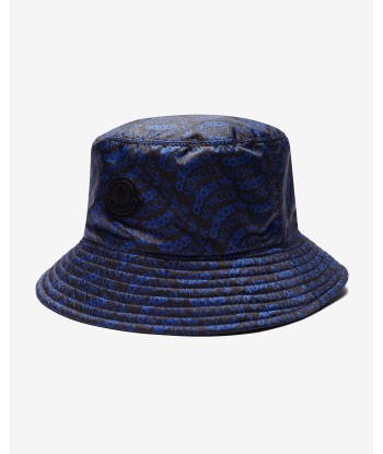 MONCLER X ADIDAS ORIGINALS BUCKET HAT - BLACK/ BLUE pas cheres