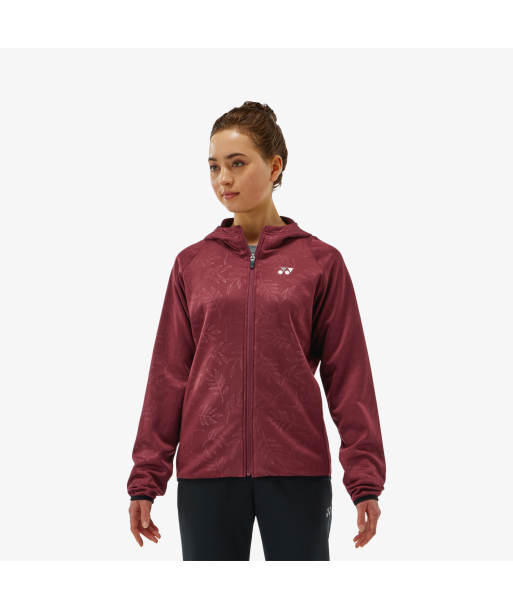 Yonex Women's Knitted Warm-Up Hoodie 58112 (Dark Wine) la chaussure