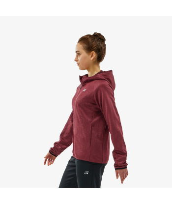 Yonex Women's Knitted Warm-Up Hoodie 58112 (Dark Wine) la chaussure