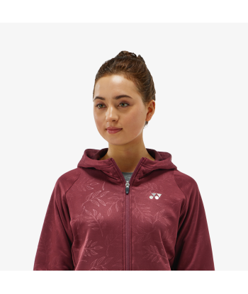 Yonex Women's Knitted Warm-Up Hoodie 58112 (Dark Wine) la chaussure