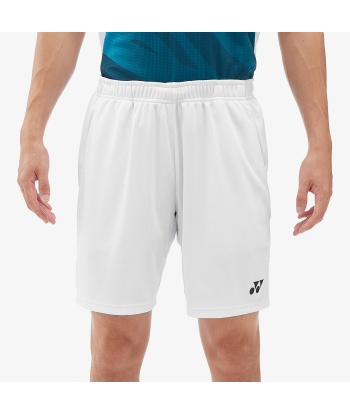 Yonex Men's Knitted Half Pants 15170 (White) Véritable concentré