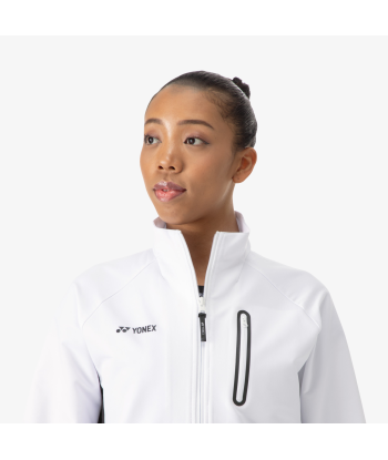 Yonex Women's Warm-Up Jacket 57083 (White) la colonne vertébrale