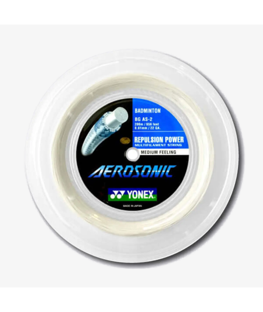 Yonex Aerosonic 200m Badminton String (White) du meilleur 