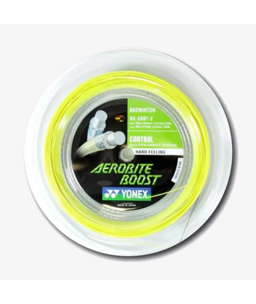 Yonex Aerobite Boost 200m Badminton String (Gray/Yellow) ouvre sa boutique